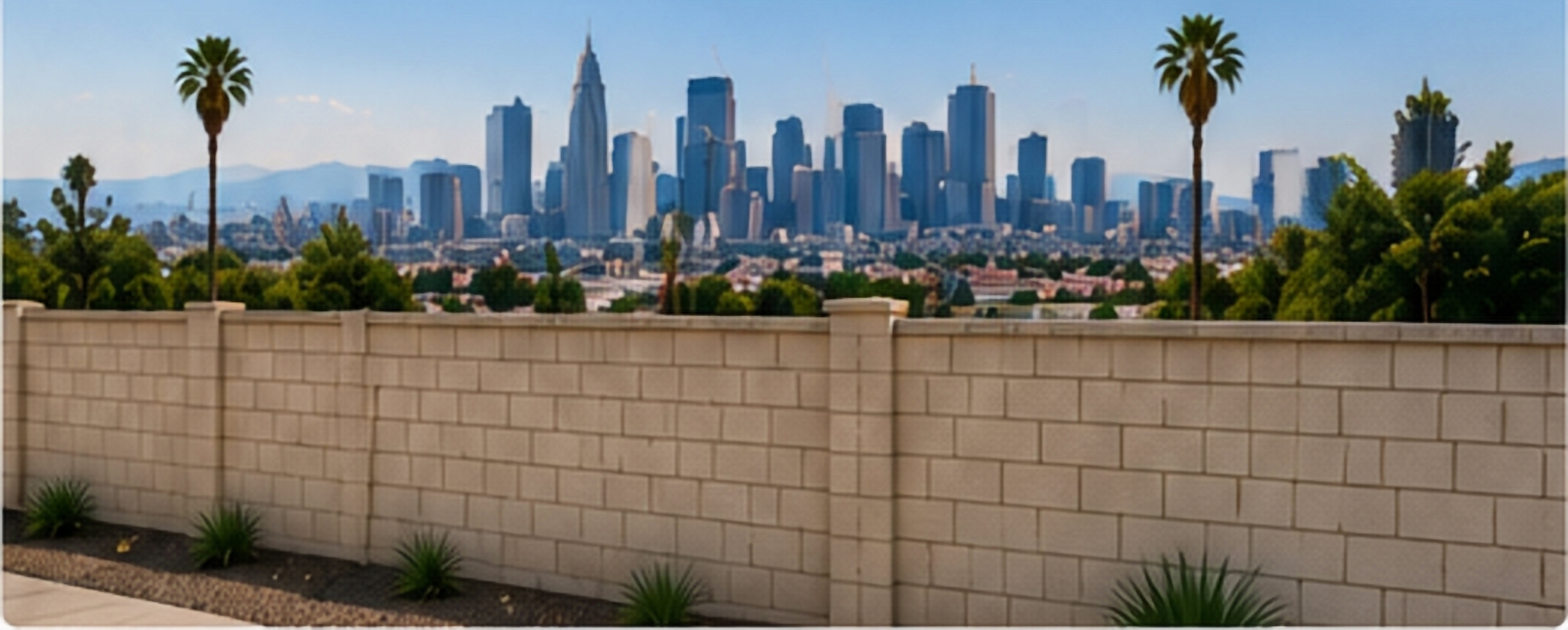 Block Wall Fence