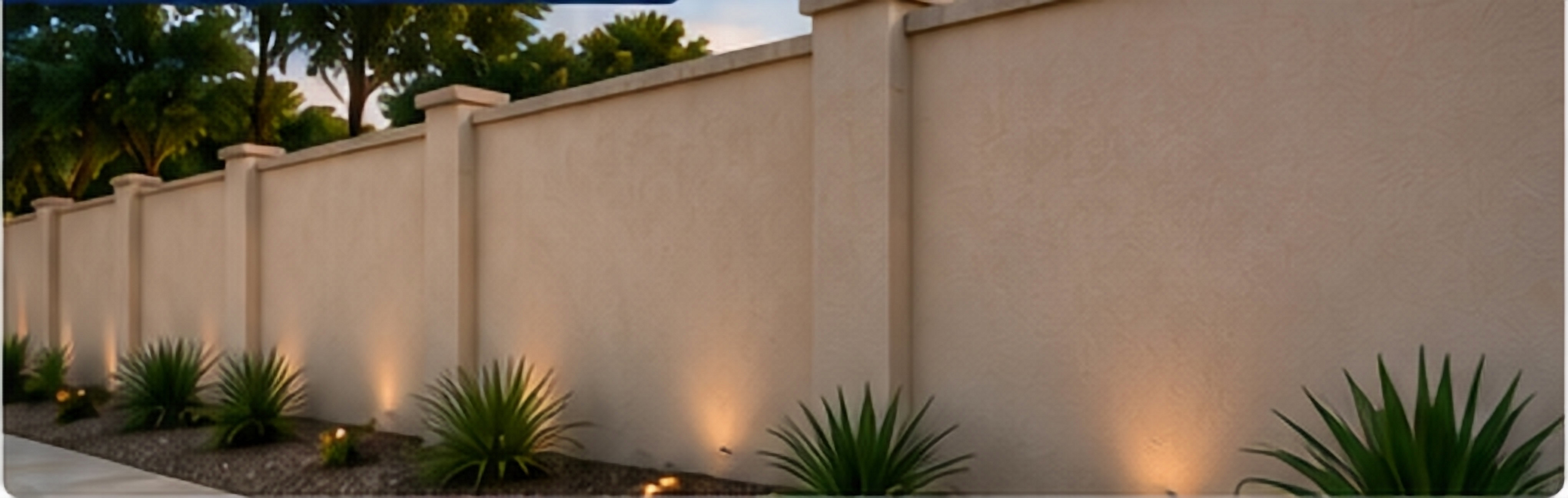 Block Wall Fence