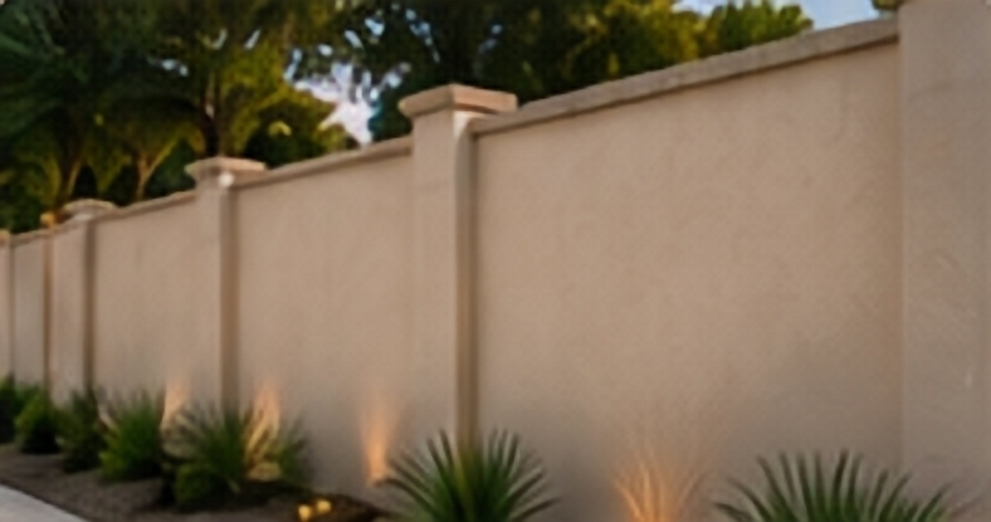 Block Wall Fence